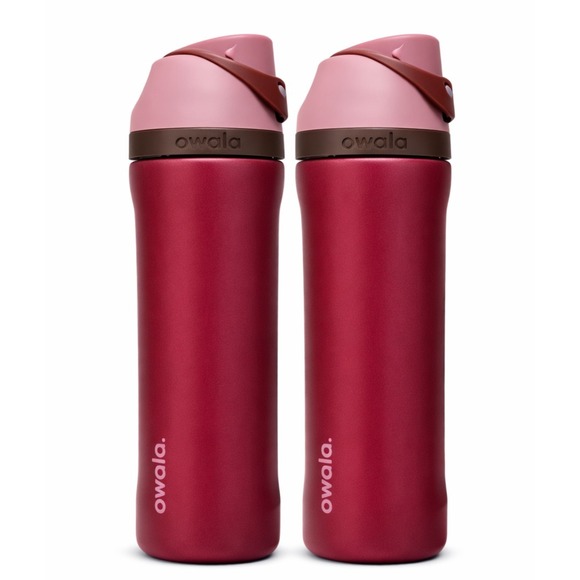 owala Other - Owala FreeSip 24oz Poinsettia Holiday Limited Edition 2-Pack NEW Sold Out